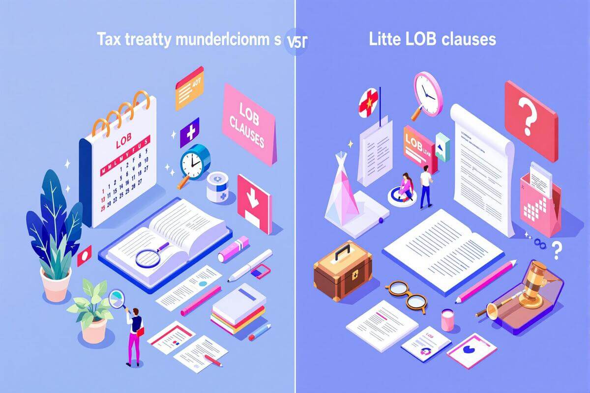 Diferencias entre plazos de tratados fiscales y LOB