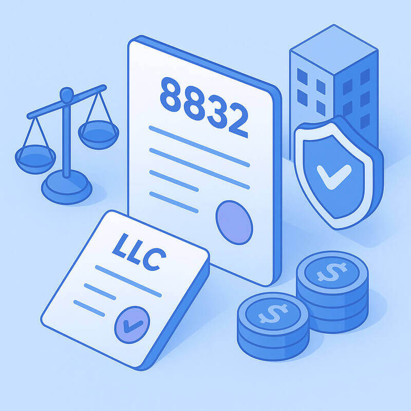 ¿Qué es el Formulario 8832 y para qué sirve en la clasificación fiscal de una LLC?