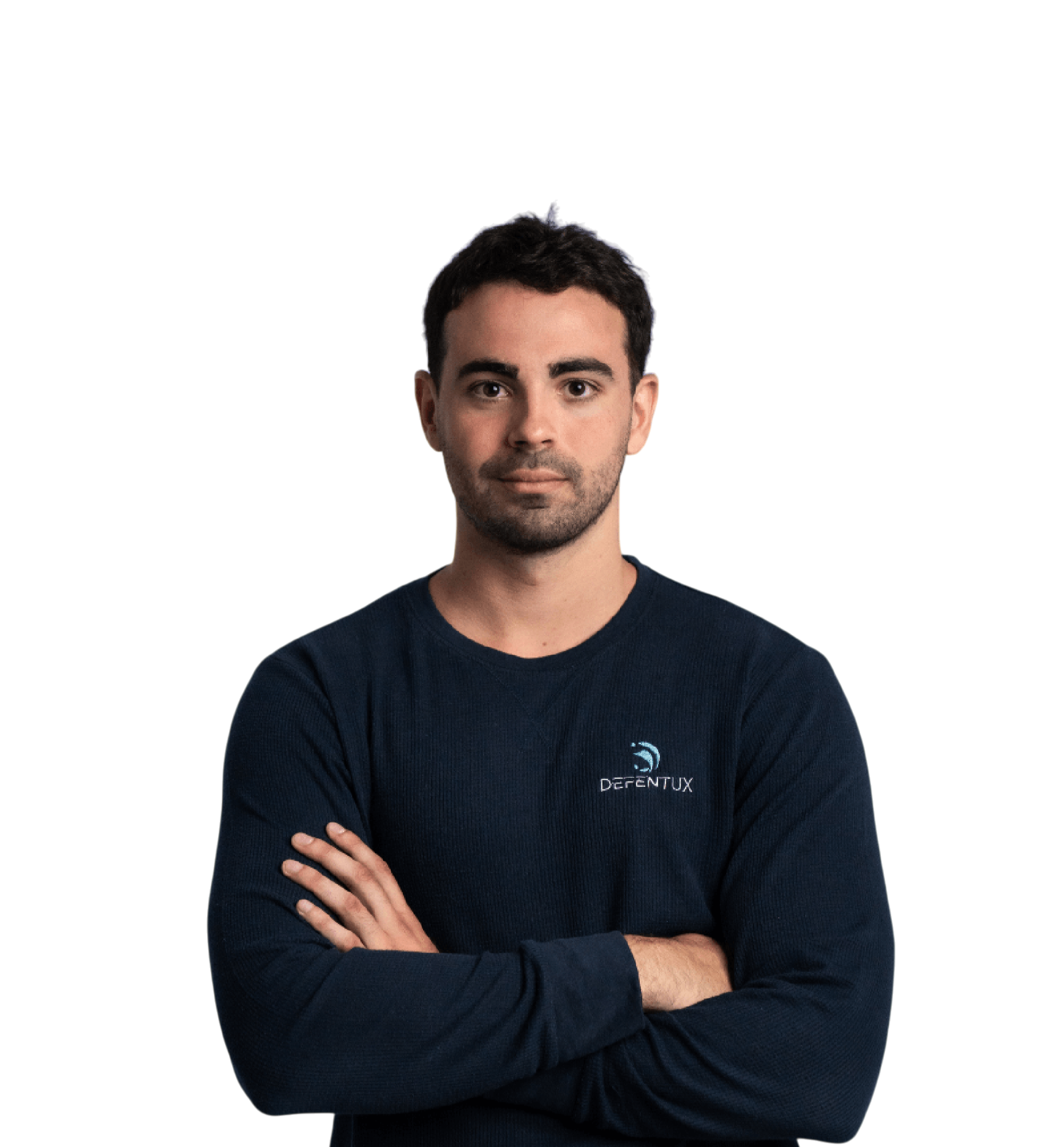retrato profesional de Manuel Crespo, cofundador de Defentux
