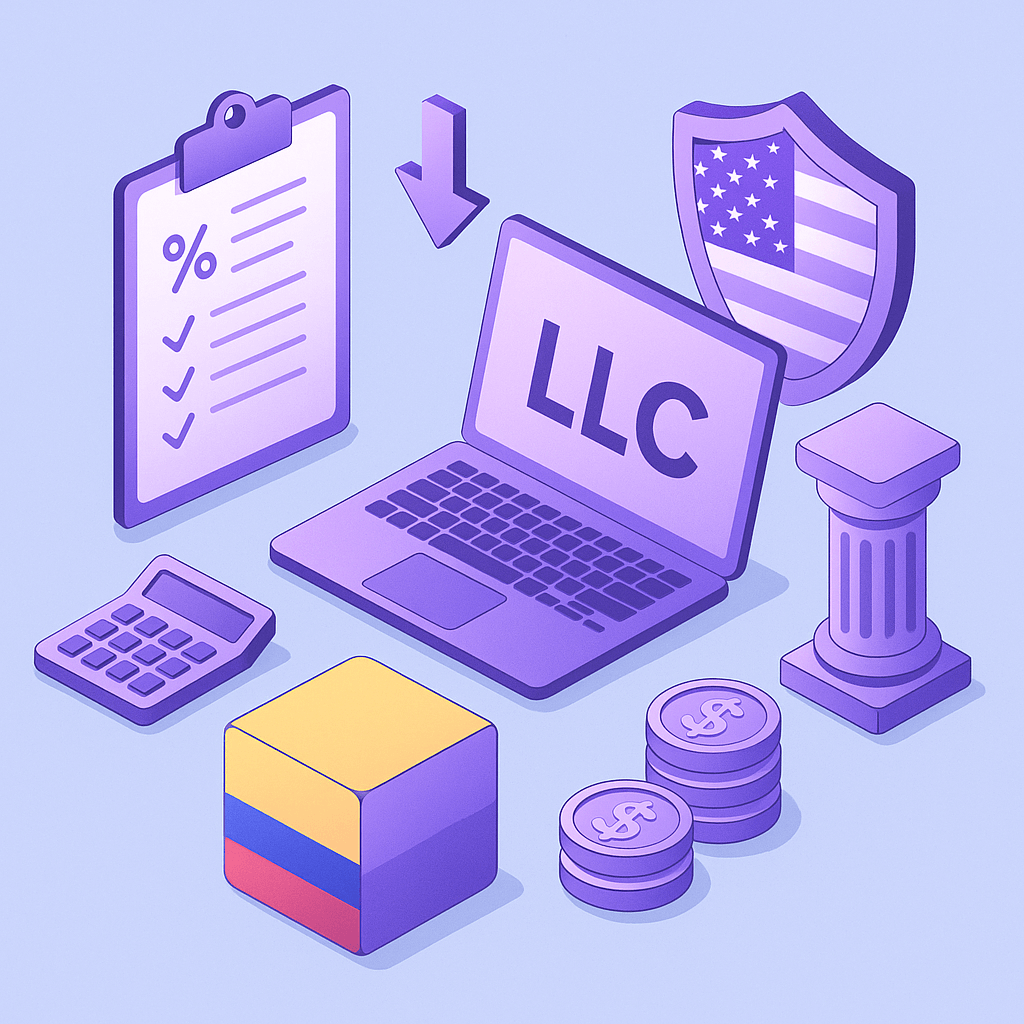 ¿Cómo reducir tu carga tributaria en Colombia de forma 100 % legal con una LLC en USA?