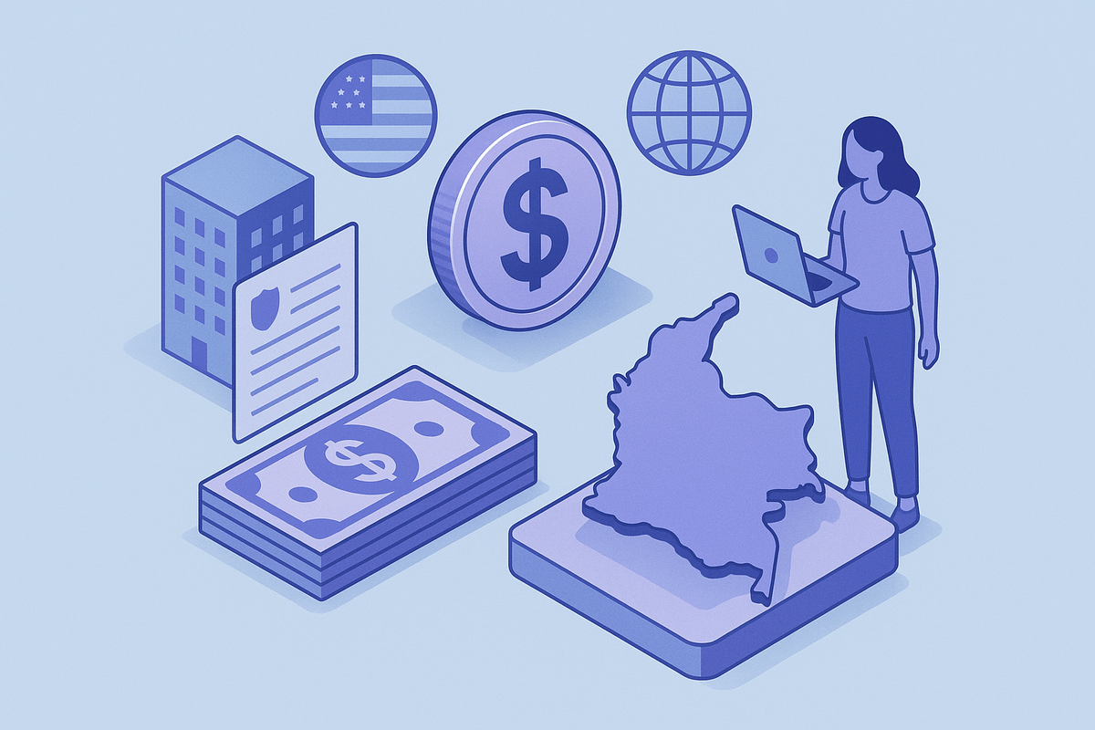 ¿Qué pasa si mi LLC genera ingresos en dólares, pero yo vivo en Colombia?