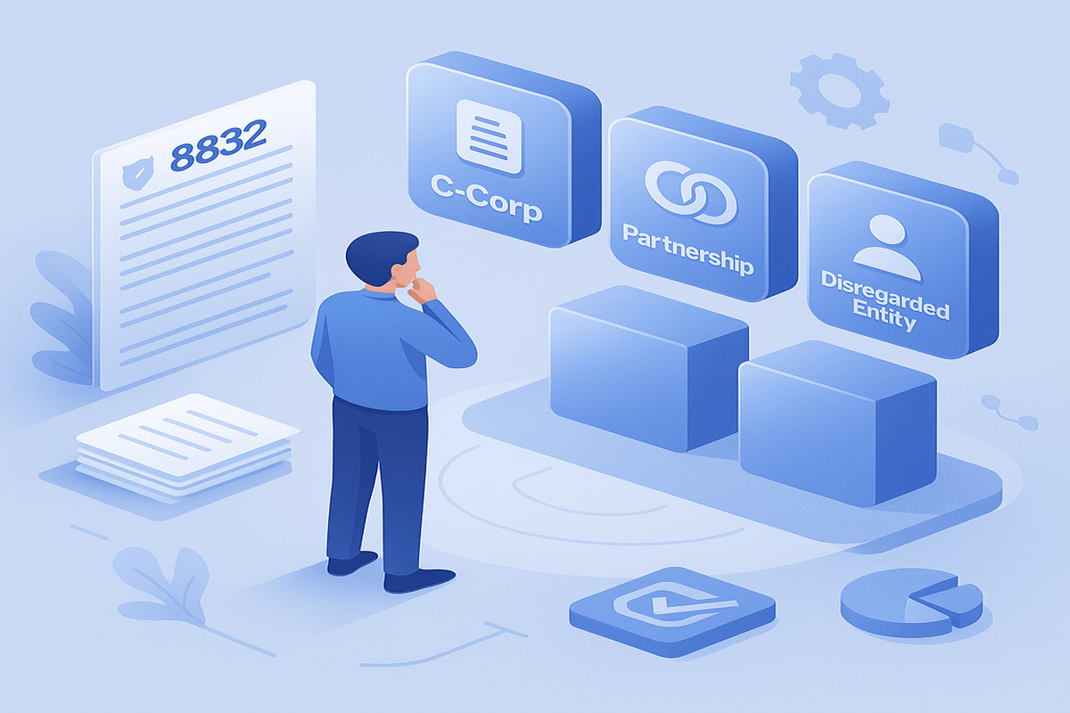 Guía paso a paso para completar el Formulario 8832