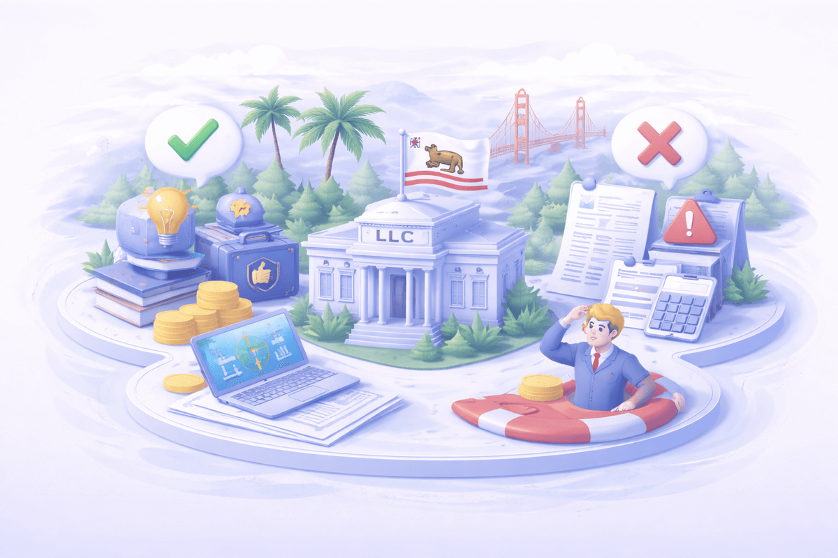 LLC en California: ¿Cuándo tiene sentido para extranjeros (y cuándo evitarla)?