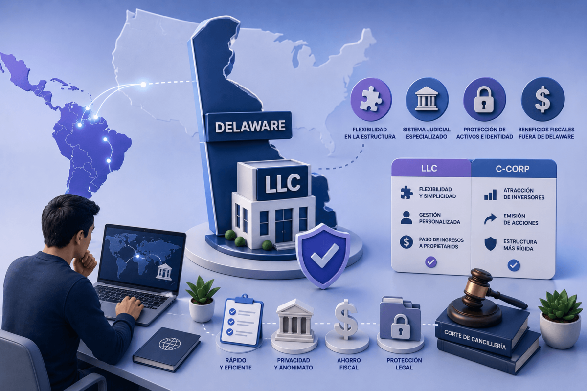 Las ventajas de Delaware para no residentes que van más allá de los impuestos